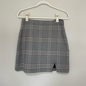 abercrombie plaid mini skirt